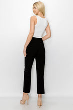 Load image into Gallery viewer, Kristy Crepe Knit Pant / BLACK
