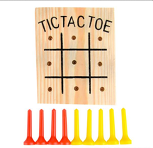 Load image into Gallery viewer, WOODEN TIC-TAC-TOE GAME
