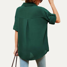 Load image into Gallery viewer, Working Out Solid Long Sleeve Pocket-Font Shirt:
