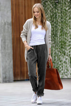 Load image into Gallery viewer, HIGH RISE CORDUROY PANTS WITH POCKETS
