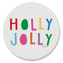 Load image into Gallery viewer, Colorful Christmas Pre-Packed Round Coaster Display
