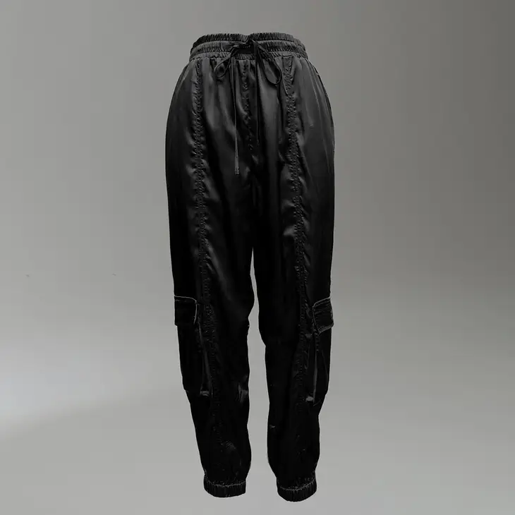 Satin Cargo Pant