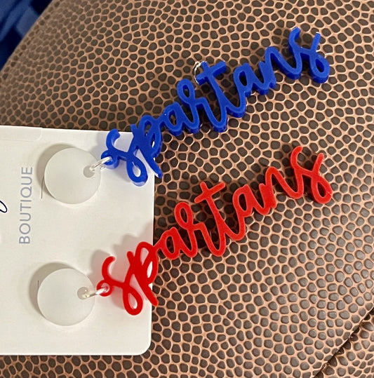 Bixby Spartans Earrings