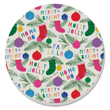 Load image into Gallery viewer, Colorful Christmas Pre-Packed Round Coaster Display
