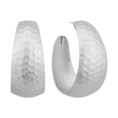 Matte Silver Metal Textured 1.5