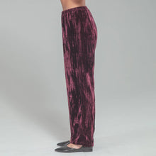 Load image into Gallery viewer, Crushed Velvet Pull-On Pant w/Pockets
