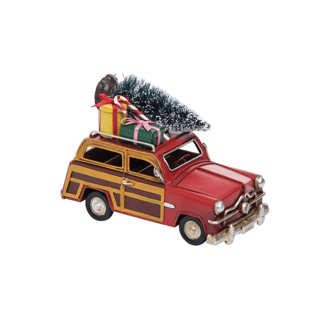 Christmas Woodie Car