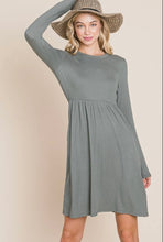 Load image into Gallery viewer, Rib Long Sleeve Knit Dress
