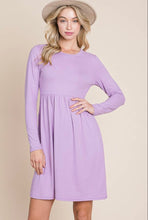 Load image into Gallery viewer, Rib Long Sleeve Knit Dress
