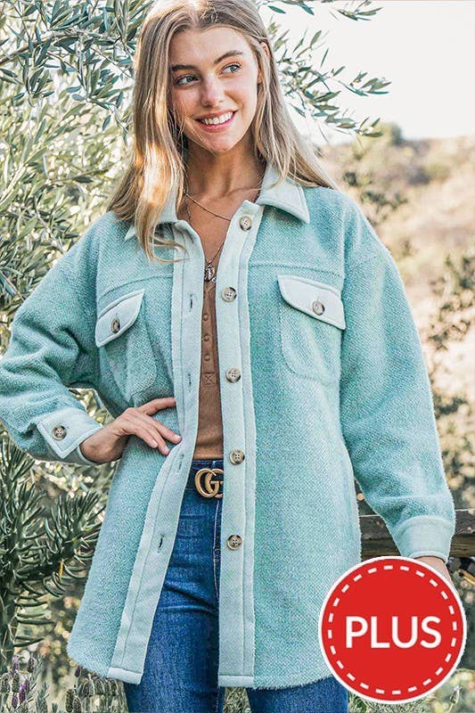 Soft Texture Comfy and Cozy Shacket