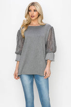 Load image into Gallery viewer, Shiron Sweater Knitted Top with Lace
