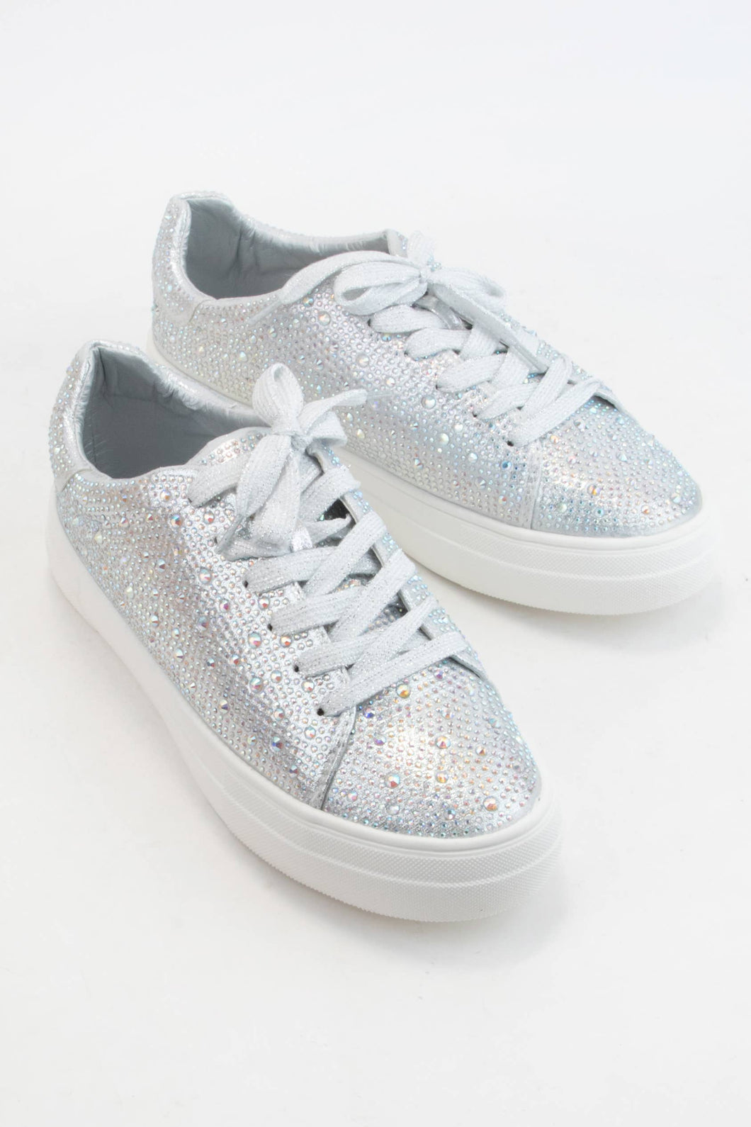 RHINESTONE JEWELED GLITTER SNEAKERS