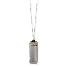 Load image into Gallery viewer, Silver Harmonica Necklace
