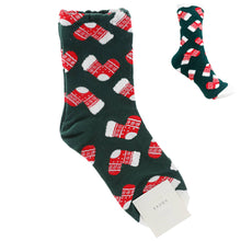 Load image into Gallery viewer, Christmas Themed Cotton Knit Socks
