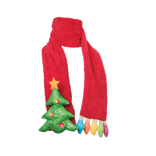 Christmas Tree & Lights LED Scarf