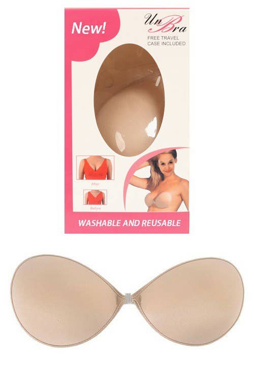 Lightweight adhesive bra (washable)