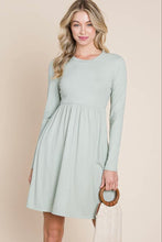 Load image into Gallery viewer, Rib Long Sleeve Knit Dress
