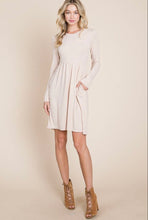 Load image into Gallery viewer, Rib Long Sleeve Knit Dress
