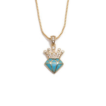 Load image into Gallery viewer, Crown Pendant Necklace
