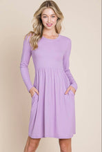 Load image into Gallery viewer, Rib Long Sleeve Knit Dress
