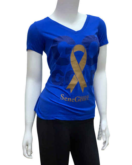 Blue Childhood Cancer Awareness T-Shirt