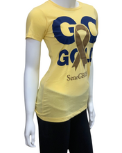 Load image into Gallery viewer, Yellow Childhood Cancer Awareness T-Shirt
