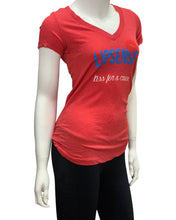 Load image into Gallery viewer, Red Kiss For A Cause V-Neck

