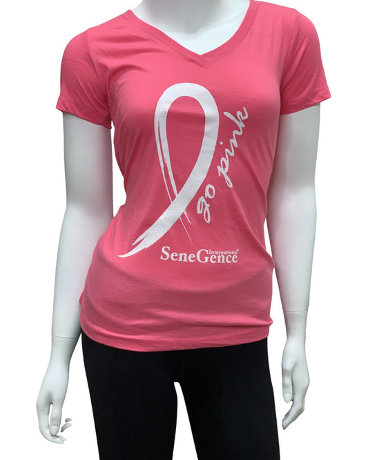 Pink Go Pink V-Neck