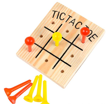 Load image into Gallery viewer, WOODEN TIC-TAC-TOE GAME

