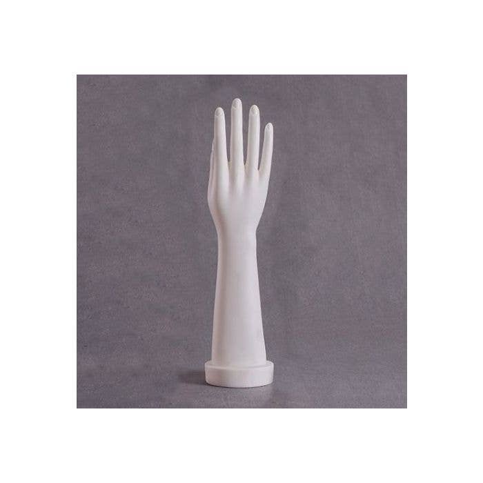 ST029 Hand display stand for gloves and cuffs in White