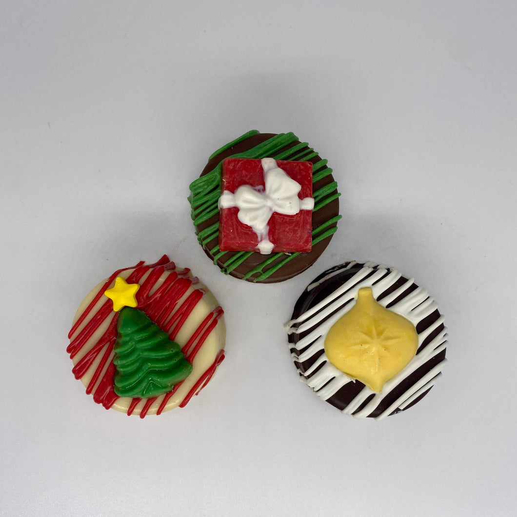 Chocolate Covered Christmas Oreo Trio