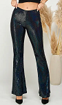 Load image into Gallery viewer, Black On Black Sequin Pants
