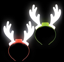 Load image into Gallery viewer, 10&quot; LIGHT-UP HOLIDAY REINDEER ANTLERS
