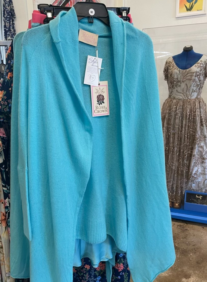 Aqua Solid Cardigan