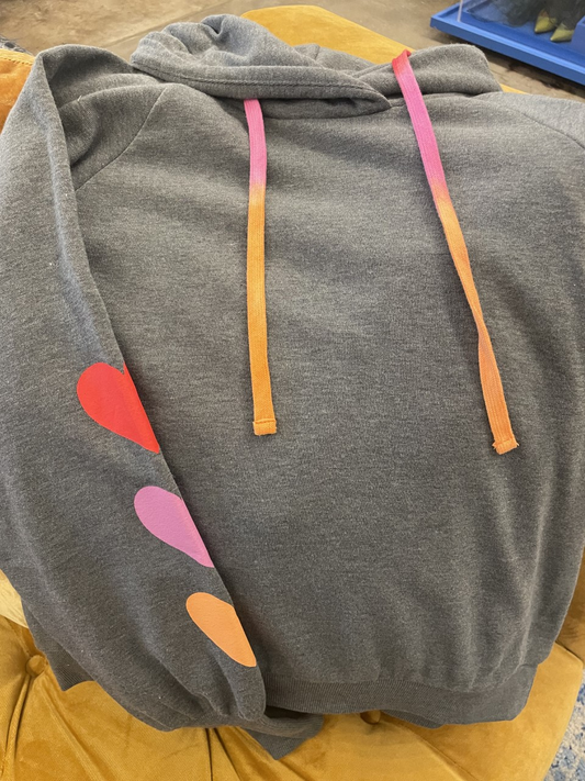 Love Color Hoodie/ Short Set
