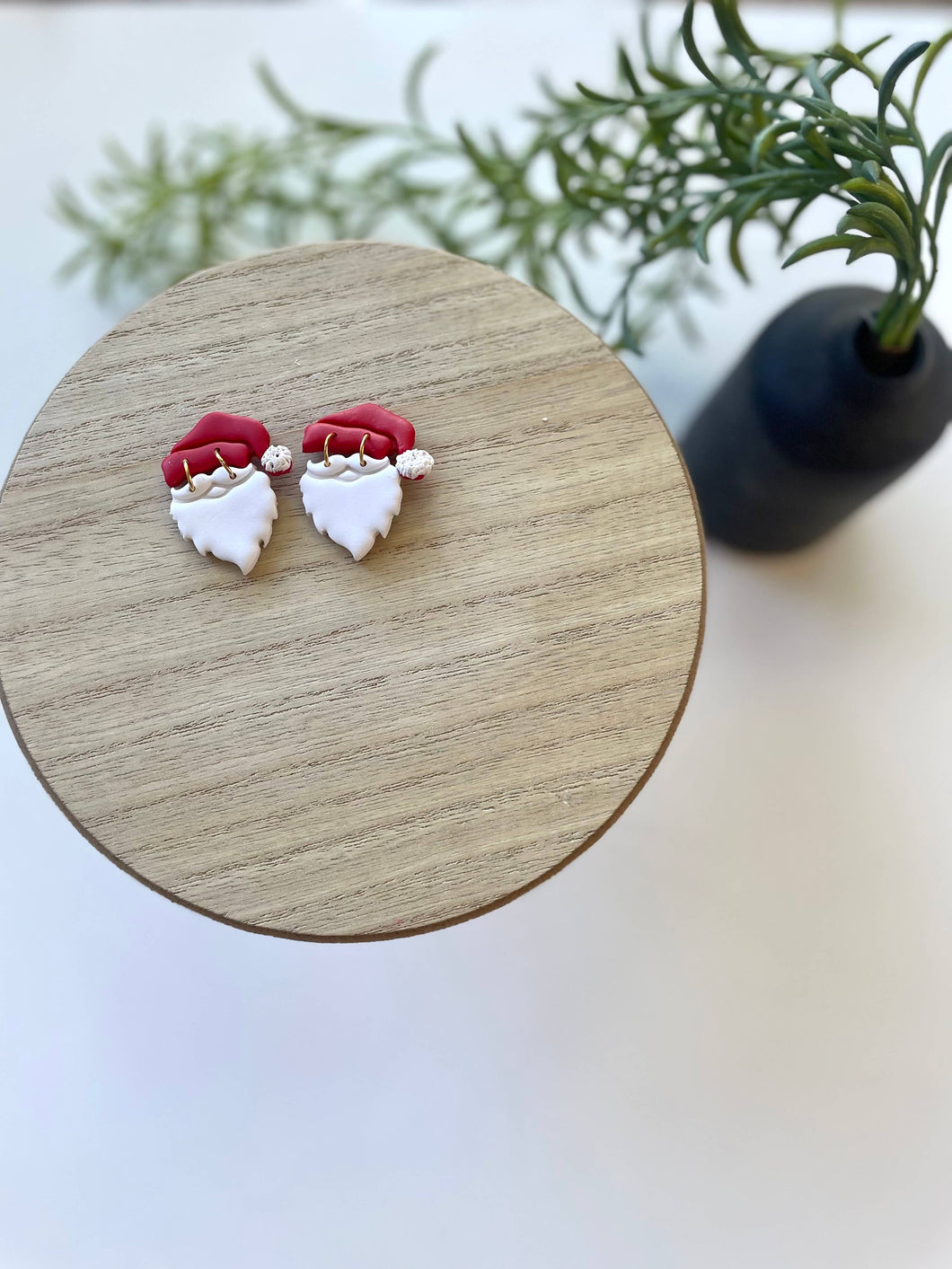 Christmas Clay earrings | nickel free