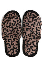 Load image into Gallery viewer, Leopard criss-cross slippers

