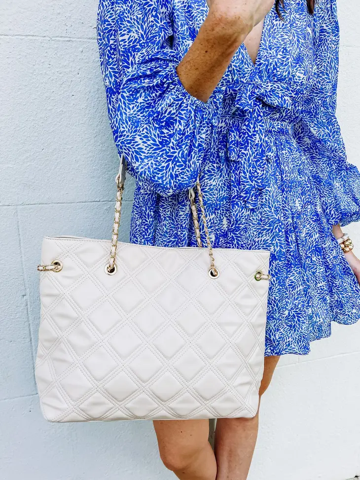 Delilah Quilted Tote