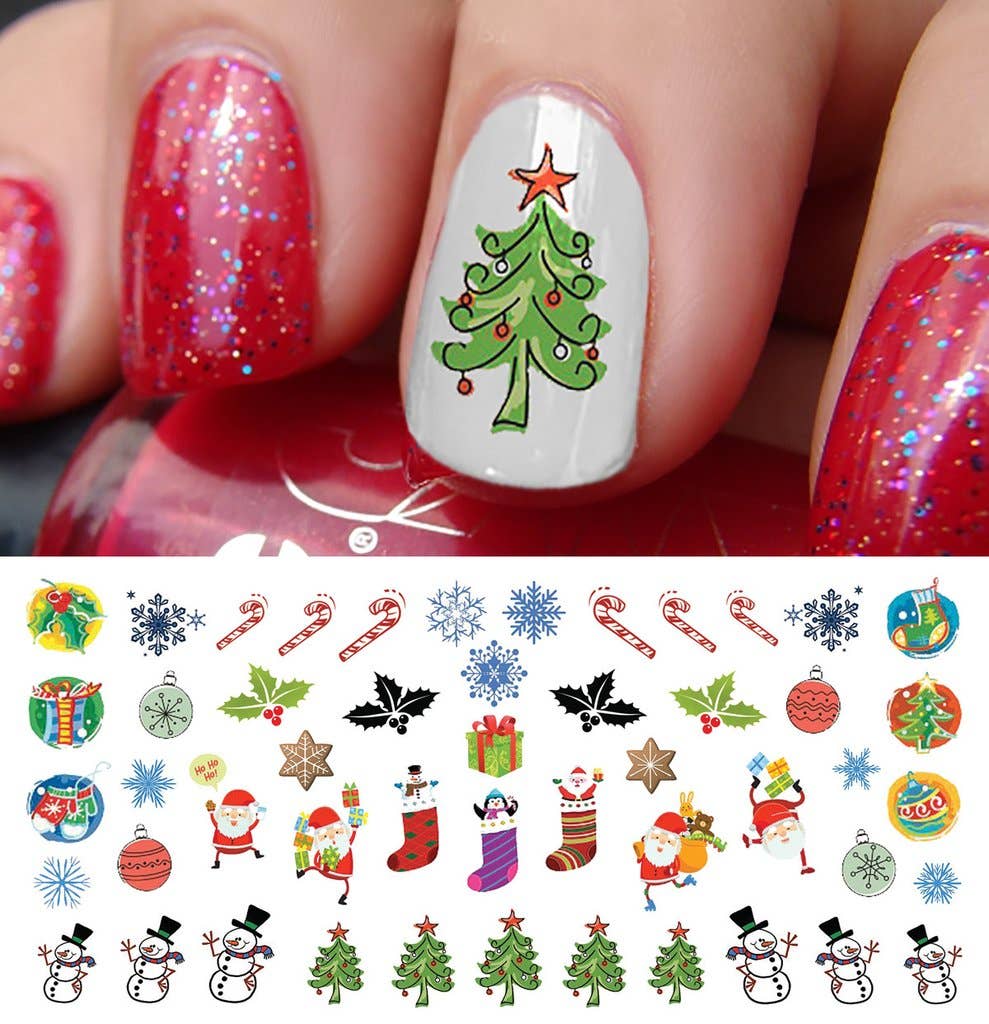 Christmas - Nail Art Decals