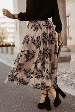 Load image into Gallery viewer, Floral Embroidered Tulle Maxi Skirt
