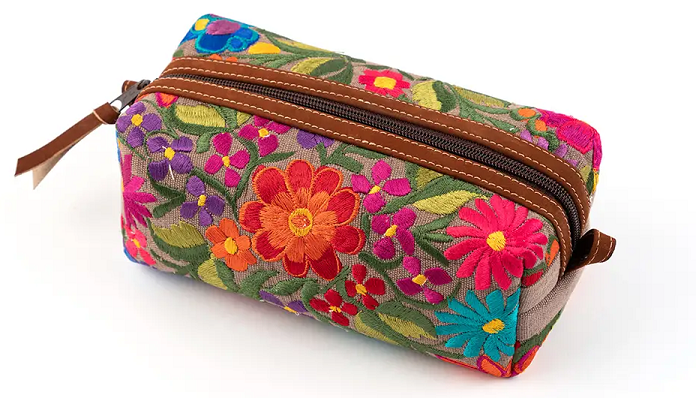 Floral Travel Cosmetic Case