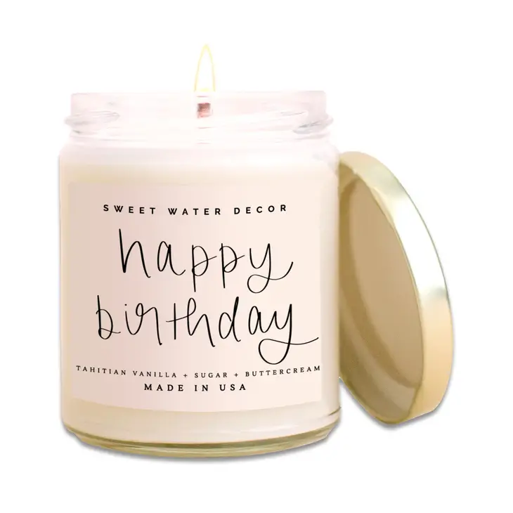 Happy Birthday Soy Candle