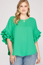 Load image into Gallery viewer, Ruffle Sleeve Top
