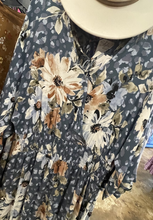Load image into Gallery viewer, Leopard Floral Print Wrap Maxi Dress
