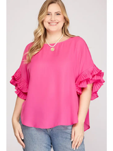 Load image into Gallery viewer, Ruffle Sleeve Top
