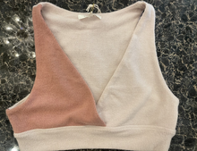 Load image into Gallery viewer, Color Block Lounge Bra Pink Sky
