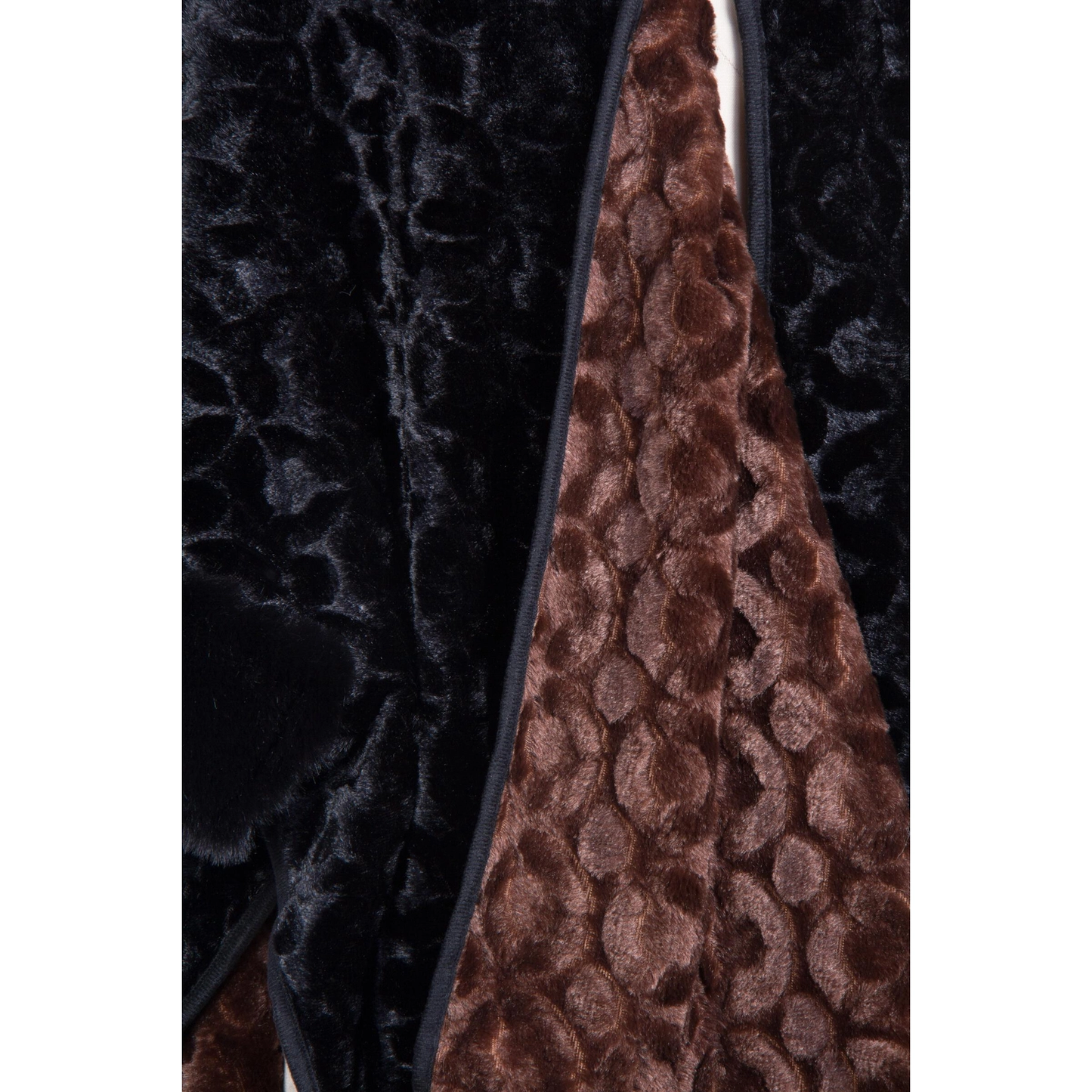Patchett Faux Fur Poncho
