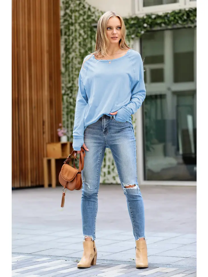 Thumbhole Long Sleeve Top