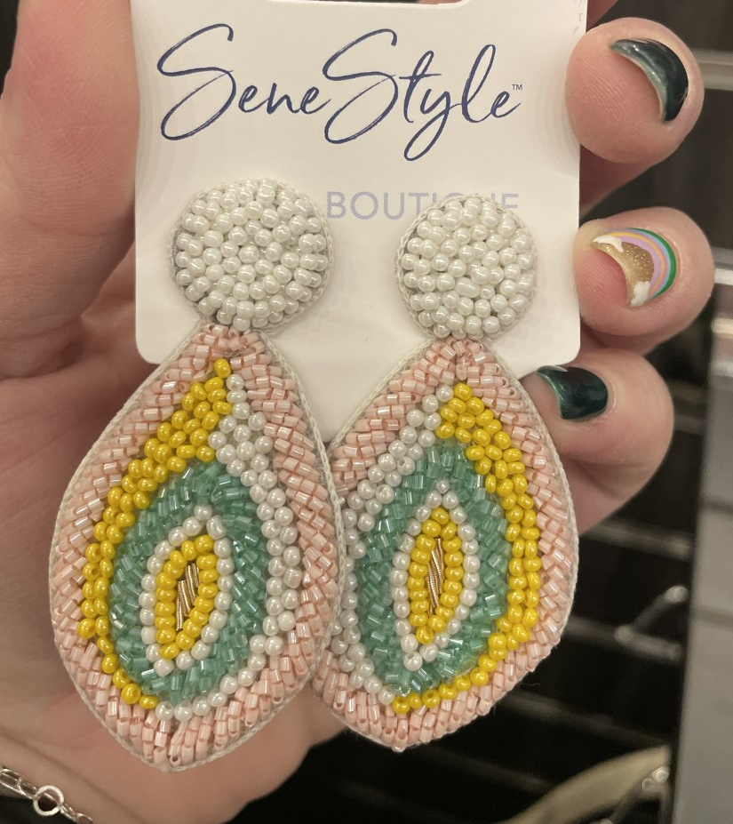 Spring Drop Bead Earrings